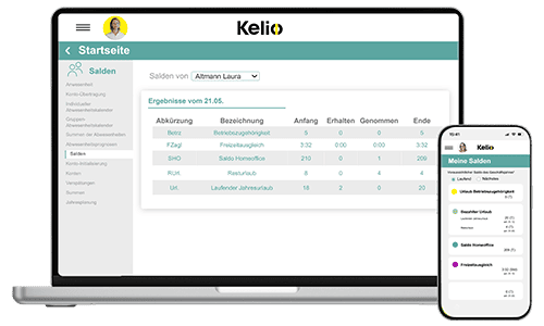 Kelio Gesetzeskonforme Fehlzeitenverwaltung in Deutschland mit Kelio