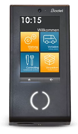 Eingabe am Buchungsterminal Kelio Visio