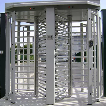 Gitter-Drehkreuz – Zutrittskontrolle