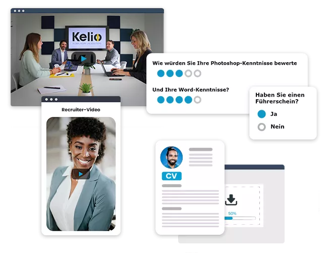 Bieten sie den bewerbenden eine einzigartige erfahrung